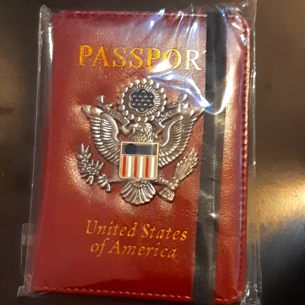 Passport Case with Credit Card Holder and additional compartments.